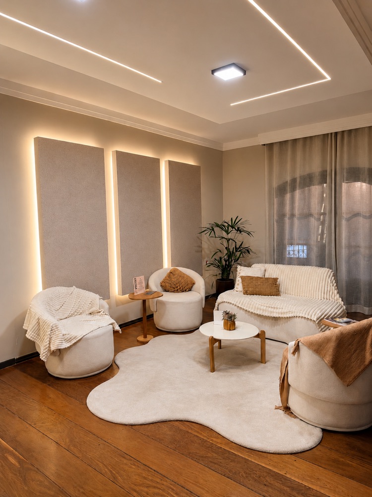 Recepção da Letícia Fischer Beauty Clinic